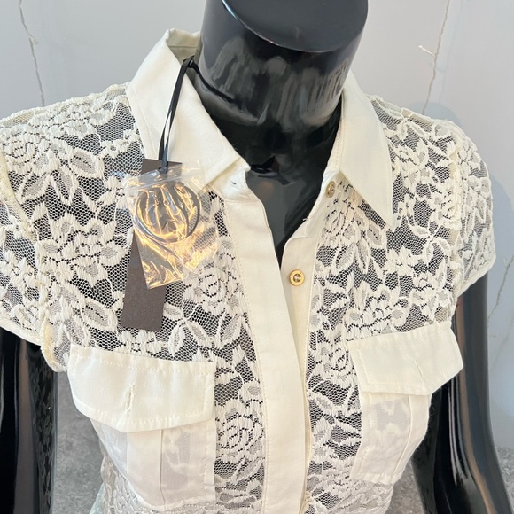 Lace button down shirt - Picture 5 of 7